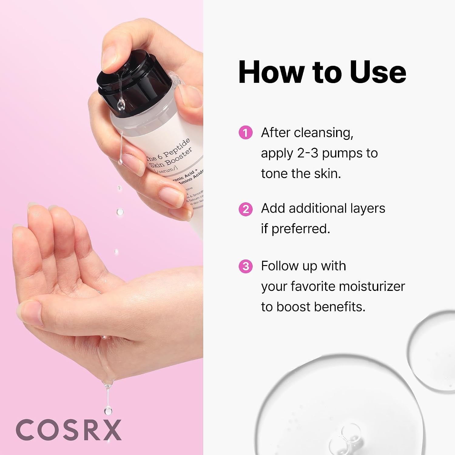 6 Peptide Collagen Booster Serum 150Ml, Face Toner with Niacinamide | Firming & Anti-Ageing Toner Serum for Plump, Even Skin Tone & Minimised Pores, Korean Skincare
