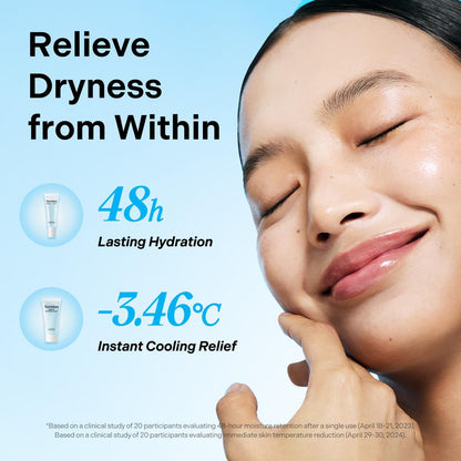 DIVE in Sample Set | Daily Skin Care Set with Hyaluronic Acid - 4-Step Care Routine with Cleansing Foam, Facial Toner, Serum and Cream | Korean Skincare Set