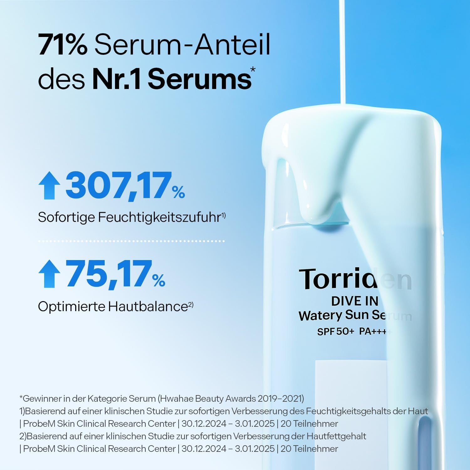 DIVE-IN Water Sun Serum (50Ml) | SPF50+ Hydrating Chemical Sunscreen