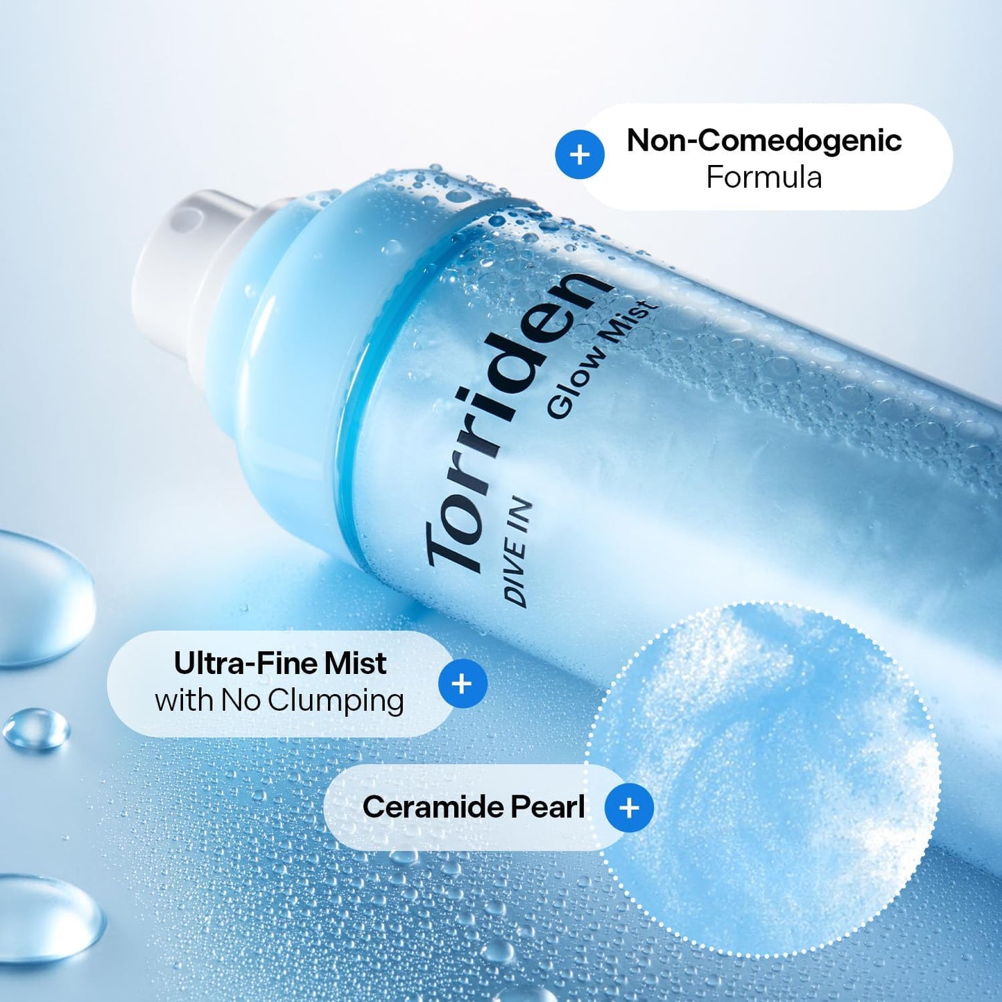 DIVE in Hyaluronic Acid Glow Mist Serum 120Ml | 5D Hyaluronic Acid Face Mist Spray with Ceramide Pearls for Dewy Skin | Cooling & Hydrating Spray | Makeup Prep & Glow Boost | Korean Skin Care