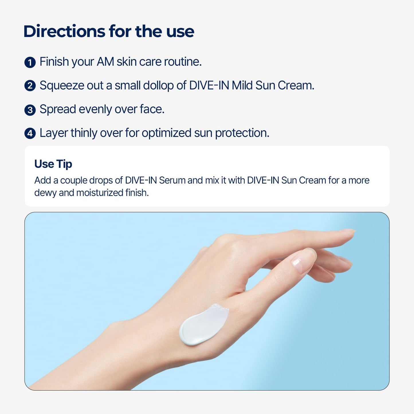 Dive in Mild Sun Cream SPF 50 60Ml