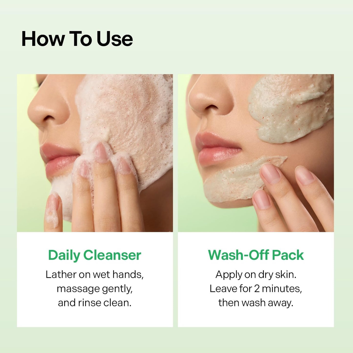 BALANCEFUL Control Pack Cleanser 120 G (4.23 Oz.) | 2-In-1 Face Cleanser & Washable Mask | Gentle Exfoliating Cleanser | Sensitive Skin | 5D Cica, LHA, Squalane | Korean Skin Care