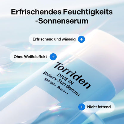 DIVE-IN Water Sun Serum (50Ml) | SPF50+ Hydrating Chemical Sunscreen