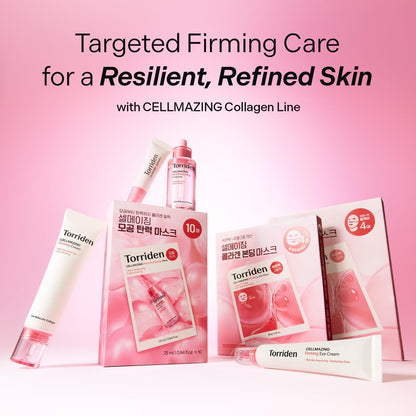 CELLMAZING Low Molecular Collagen Firming Cream, 2.02 Fl.Oz | 5D Collagen Complex | Minimize Pores & Wrinkles | Intense Hydration, Non-Greasy, Firming Finish | Cruelty Free