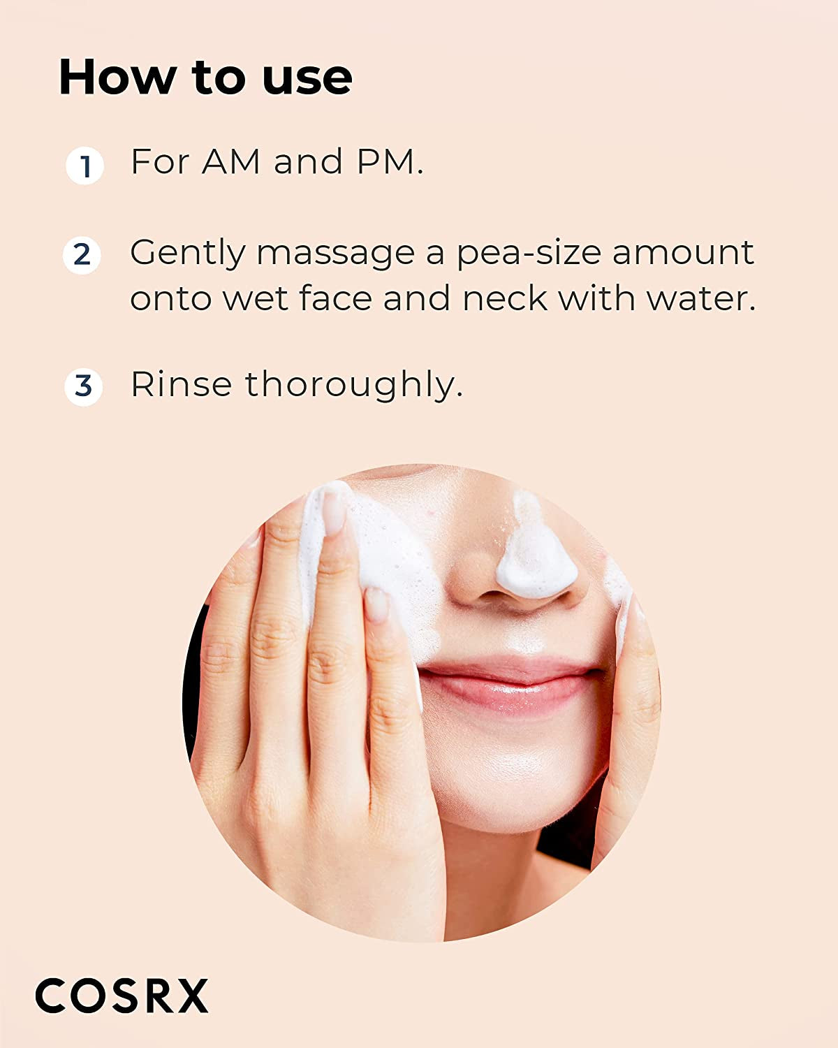 AC Collection Calming Foam Cleanser 150Ml, Salicylic Acid Acne Cleanser | Animal Testing Free, Paraben Free, Korean Skin Care