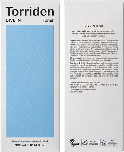 Dive-In Low Molecular Hyaluronic Acid Toner (300Ml)
