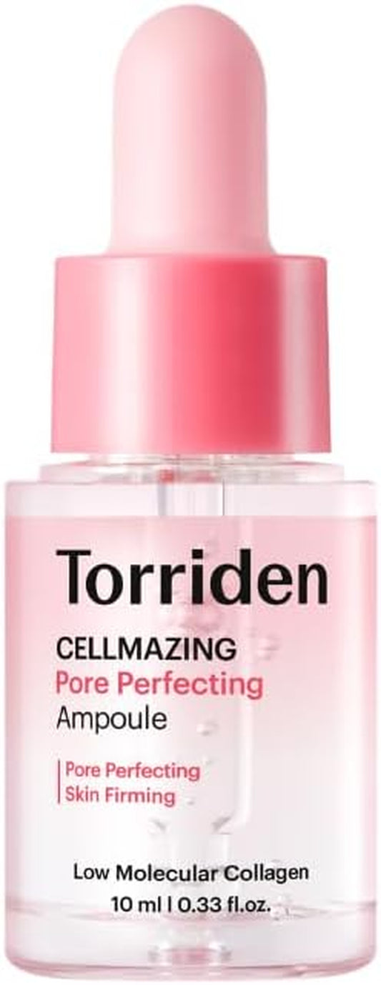 CELLMAZING Pore Perfecting Ampoule - Mini (10Ml) | Improving Skin Elasticity | 5D Collagen, Peptide Complex, PHA, LHA | Korean Facial Serum, Korean Skincare