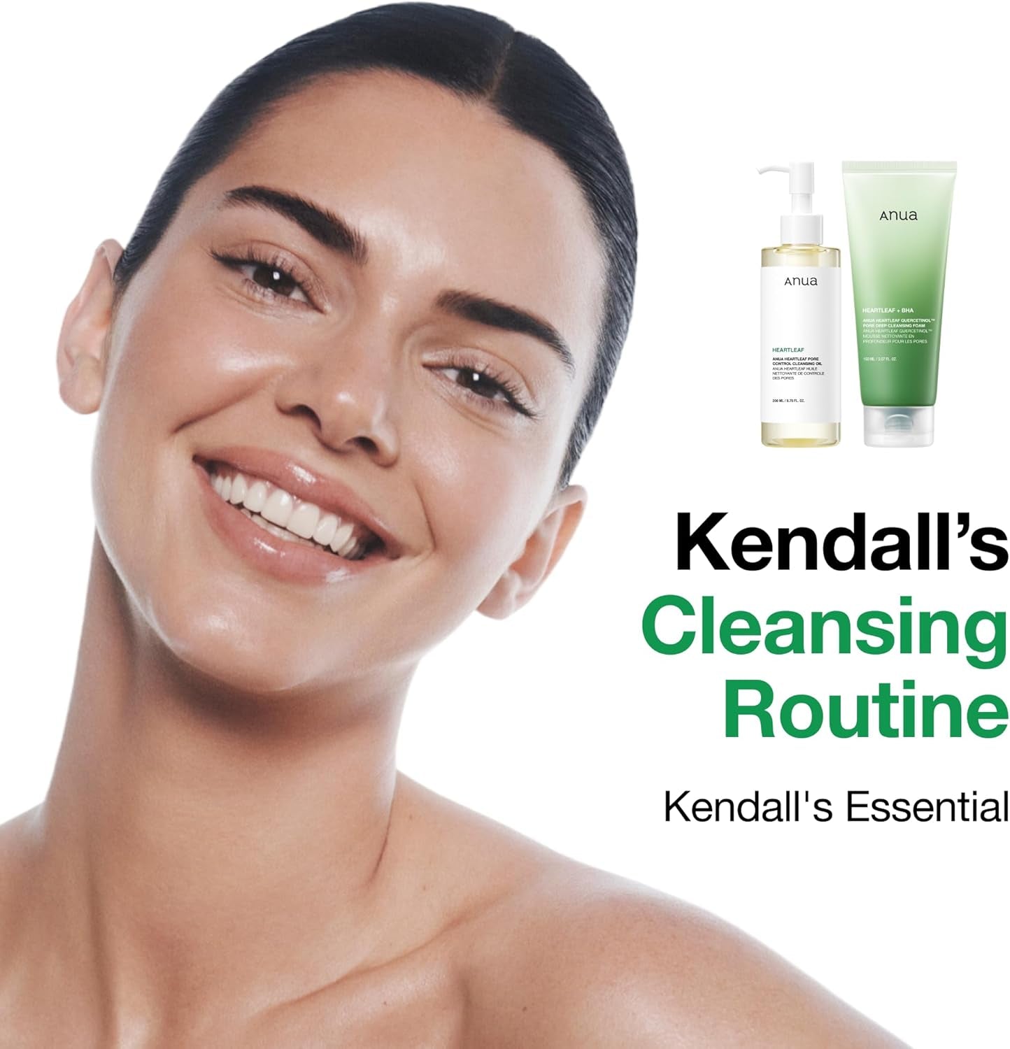 Heartleaf Quercetinol Pore Deep Cleansing Foam, Facial Cleanser, for Double Cleansing, BHA, Hyaluronic Acid, Glycerin, Face Wash, Blackhead Remover, Korean Skincare, 5.07 Fl.Oz