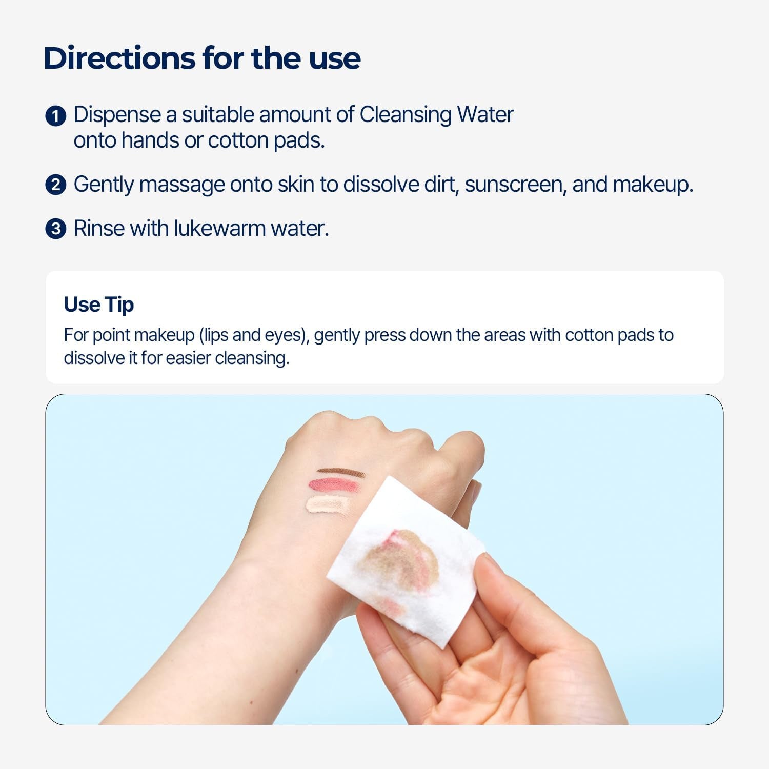 Dive-In Cleansing Water 35Ml Gentle&Moisturizing Makeup Remover for All Skin Types with Hyaluronic Acid, Panthenol and Allantoin | Vegan and Cruelty-Free Korean Skin Care