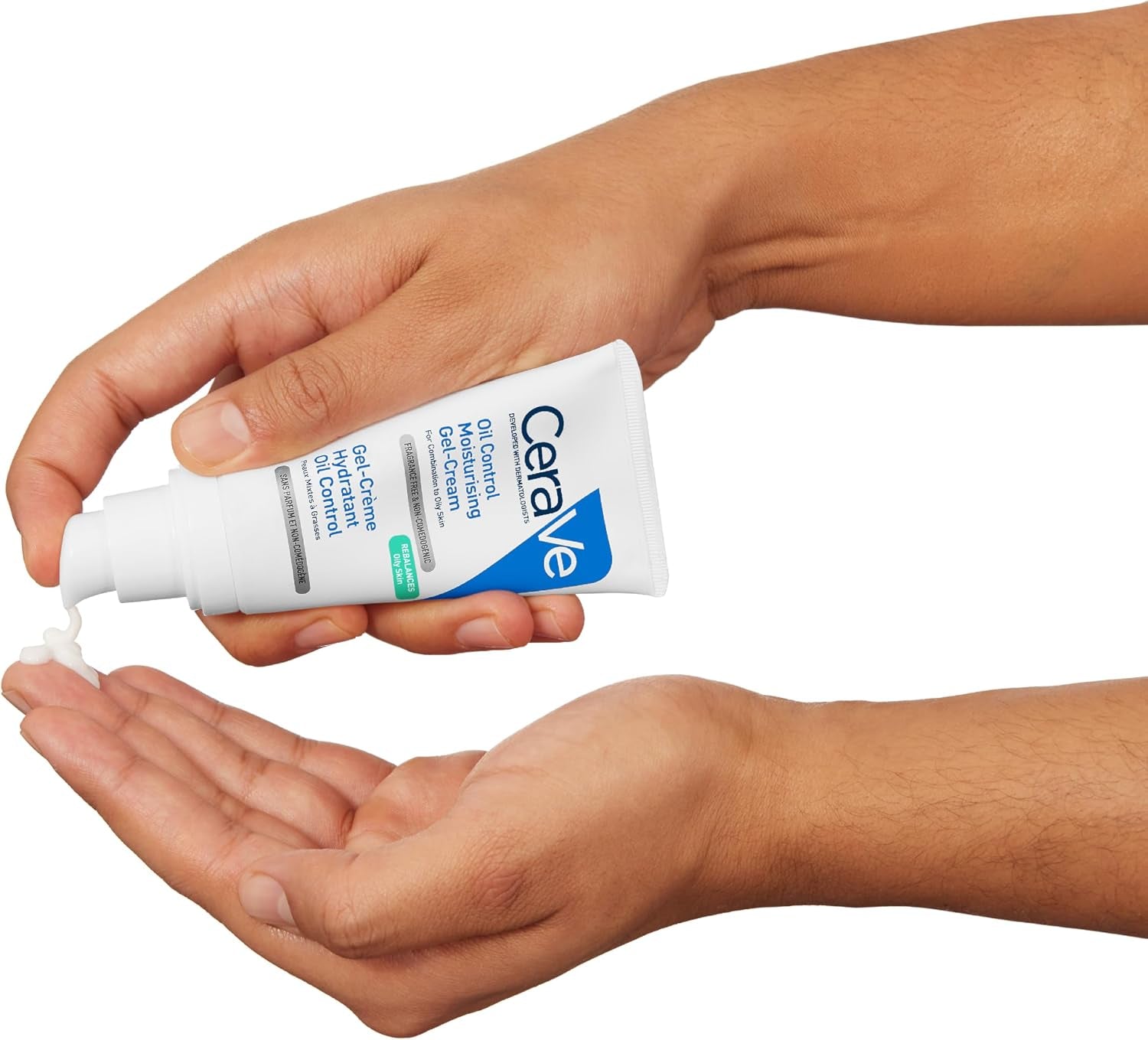 Cerave Oil Control Moiusturising Gel Cream for Combination & Oily Skin,52Ml | Oil-Absorbing Technology with 3 Essential Ceramides & Hyaluronic Acid, Lightweight, Matte Finish, Dermatologist Developed