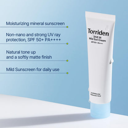 Dive in Mild Sun Cream SPF 50 60Ml