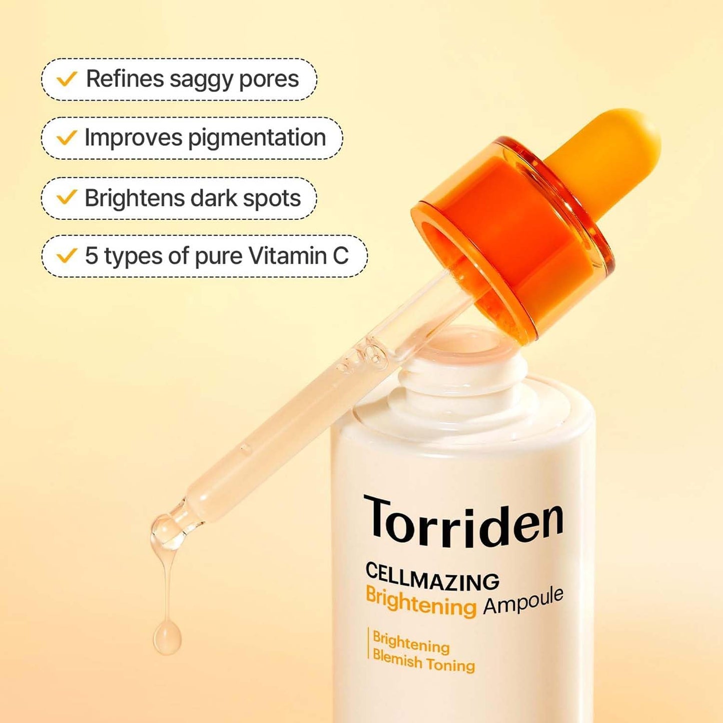 Cellmazing Brightening Ampoule Brightening Blemish Toning Vitamin C 5 Complex 10Ml