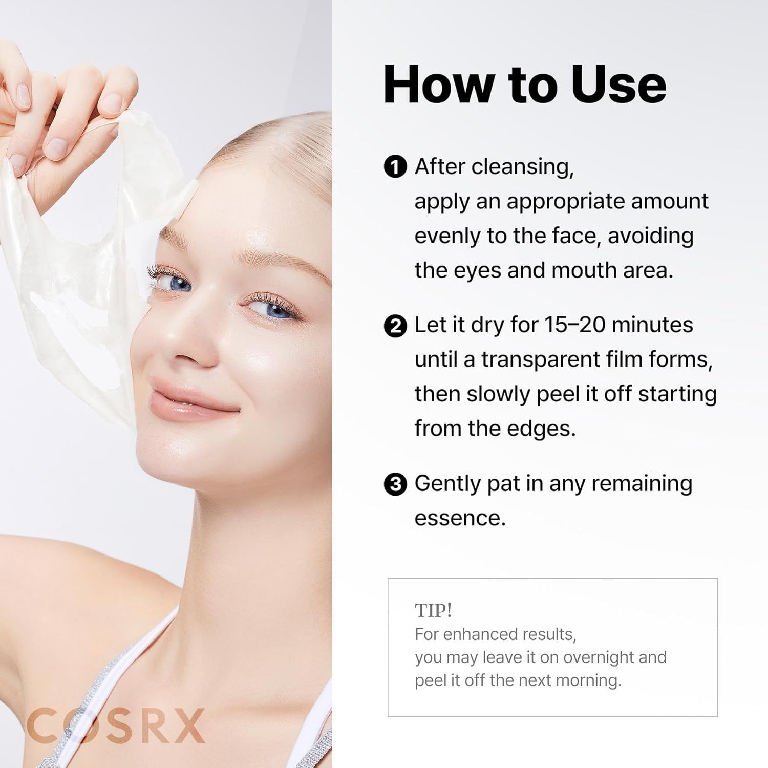 PDRN Exosome Skinplaning Glaze Mask 50Ml (Brush Included) | Peel off Face Mask for Glass Skin, Gentle Exfoliation, Overnight Wrapping Treatment, Korean Skincare