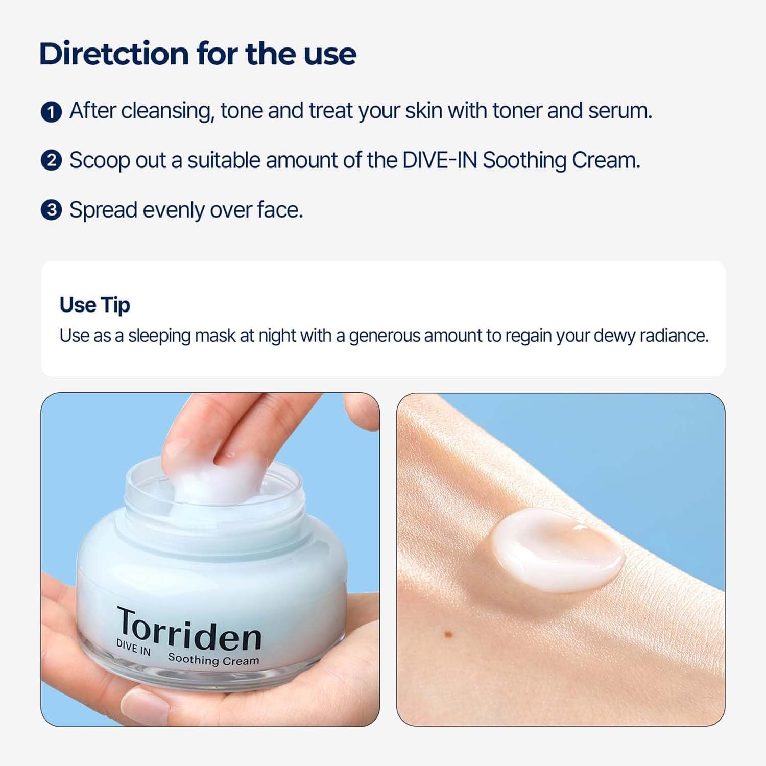 DIVE-IN Low Molecular Hyaluronic Acid Soothing Cream - Mini (20Ml)