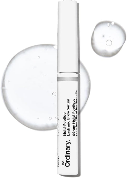 The Ordinary Multi-Peptide Lash and Brow Serum, Peptide-Powered Formula for Thicker, Fuller Looking Lashes & Brows, 5Ml