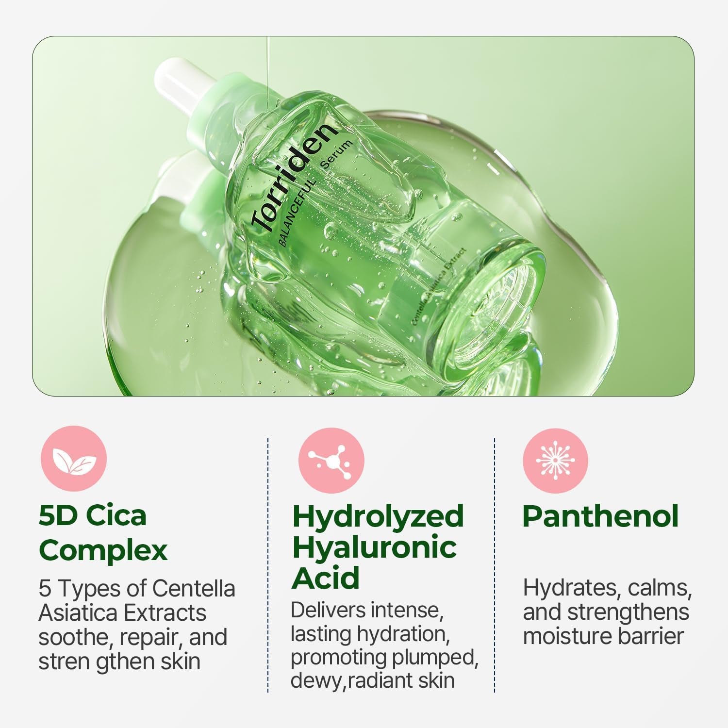 Balanceful Serum | 50Ml | Soothing, Hydrating, Gently Exfoliating Serum for Oily and Sensitive Skin, 5D Cica Complex, Centella Asiatica Extract, Korean Skincare