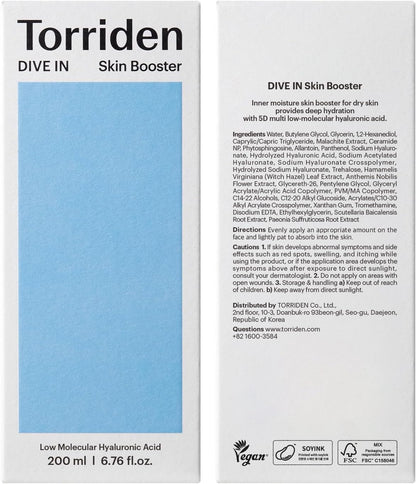 [] Dive-In Low Molecule Hyaluronic Acid Skin Booster 200Ml