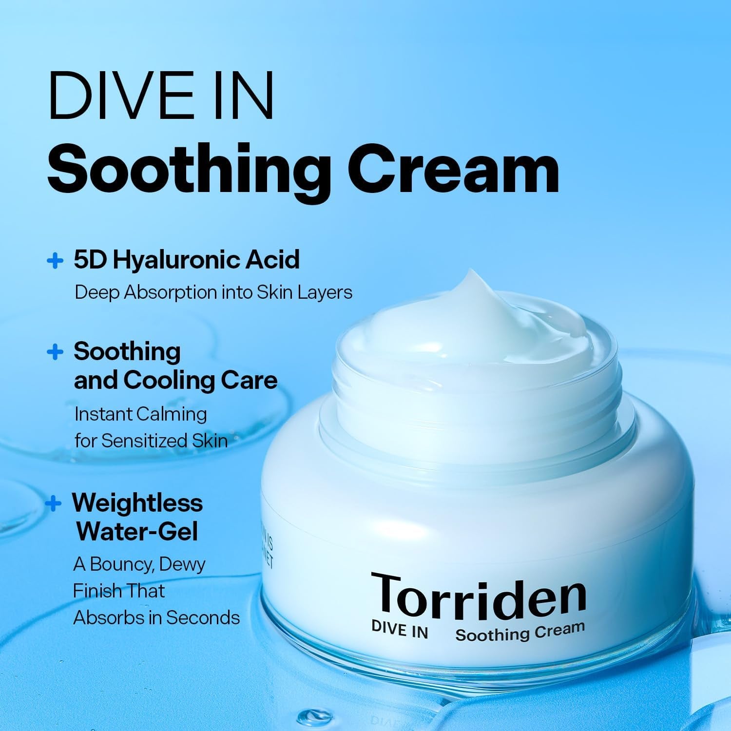 [] Dive-In Low Molecular Hyaluronic Acid Soothing Cream 100Ml