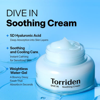 [] Dive-In Low Molecular Hyaluronic Acid Soothing Cream 100Ml