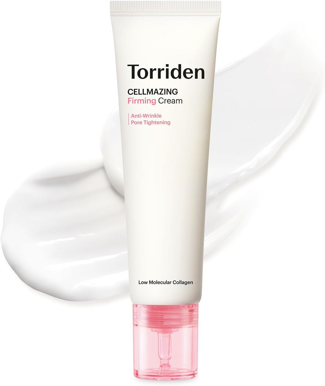 CELLMAZING Low Molecular Collagen Firming Cream, 2.02 Fl.Oz | 5D Collagen Complex | Minimize Pores & Wrinkles | Intense Hydration, Non-Greasy, Firming Finish | Cruelty Free