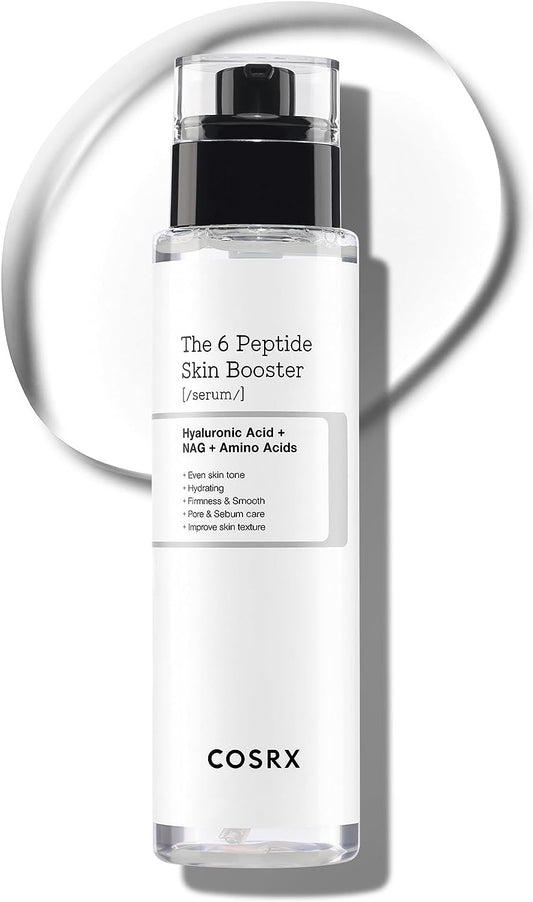 6 Peptide Collagen Booster Serum 150Ml, Face Toner with Niacinamide | Firming & Anti-Ageing Toner Serum for Plump, Even Skin Tone & Minimised Pores, Korean Skincare