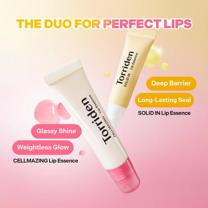 CELLMAZING Lip Essence 11 Ml (0.37 Fl.Oz), Volumising, Full, Smooth and Nourished Lips, Collagen, Peptide, Moisturising Korean Lip Balm