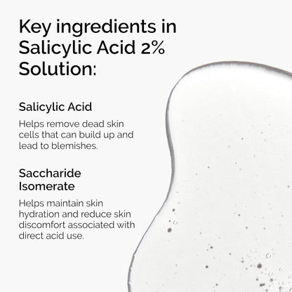 The Ordinary Salicylic Acid 2% Solution, Blemish-Fighting Serum for Blemish-Prone Skin, 30Ml