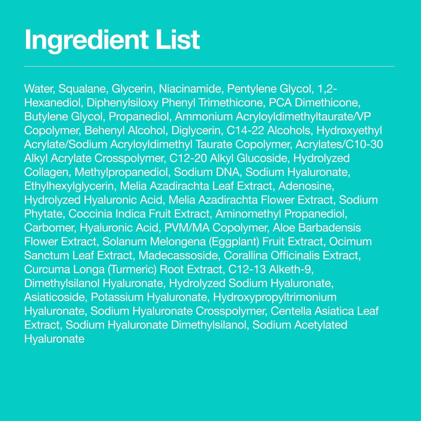 PDRN Hyaluronic Acid 100 Moisturizing Cream, Lightweight, Non-Greasy Hydrating Face Moisturizer with Salmon DNA for Glass Skin, Korean Skincare, 2.02 Fl.Oz