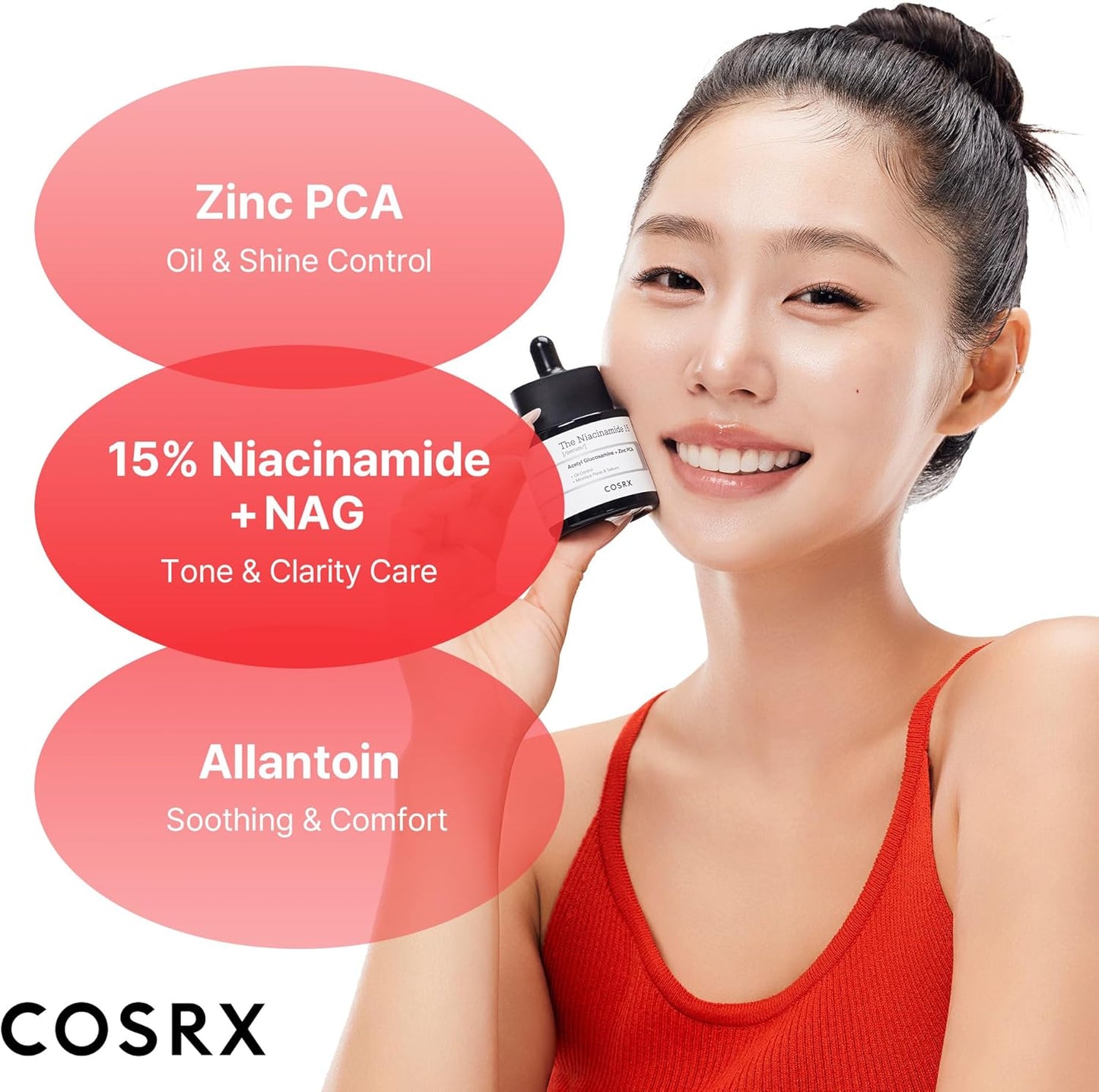 Niacinamide 15% Face Serum, Minimizing Pores & Sebums, Blemish Treatments for Discoloration, Dark Spots, Enlarged Pores, Anti-Aging, 0.67 Fl.Oz / 20 Ml, Animal Testing-Free