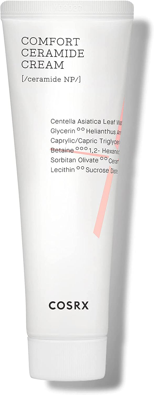 Balancium Comfort Ceramide Cream, 2.82 Oz/80G | 50% Centella Asiatica Soothing & Long-Lasting Facial Moisturiser for Dry Skin | Matte Finish | Korean Skin Care, Animal Testing Free, Paraben Free