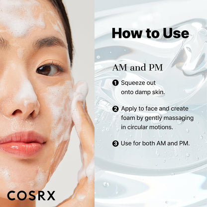 Low Ph Good Morning Gel Cleanser, 5.07 Fl.Oz / 150Ml | Mild Face Cleanser | Korean Skin Care for Acne Prone Skin, PH Balancing, anti Acne, Breakouts Treatment
