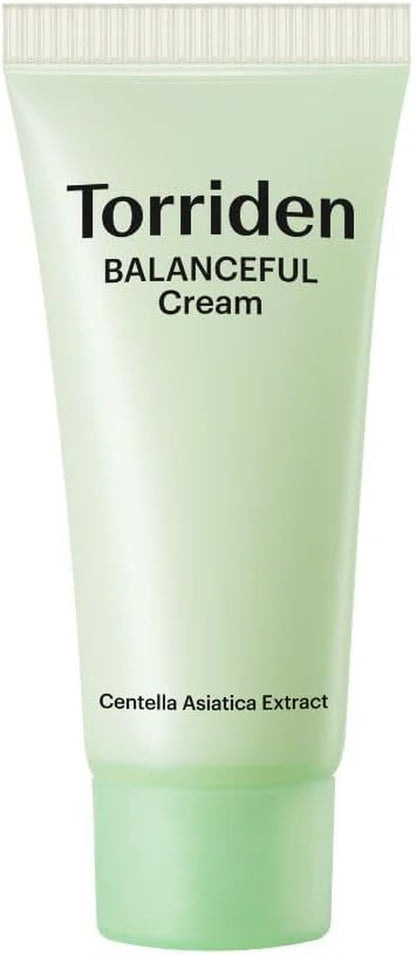 BALANCEFUL Cica Cream - Mini (20Ml) | Soothing & Moisturising | 5D Cica Complex, T-TECA Drop System, LHA | Korean Face Cream, Korean Skincare