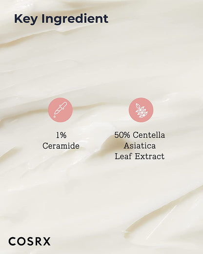 Balancium Comfort Ceramide Cream, 2.82 Oz/80G | 50% Centella Asiatica Soothing & Long-Lasting Facial Moisturiser for Dry Skin | Matte Finish | Korean Skin Care, Animal Testing Free, Paraben Free