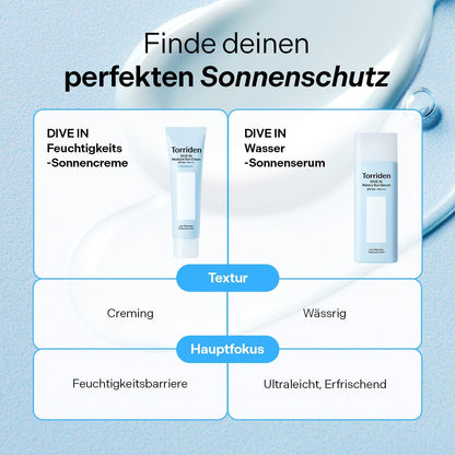 DIVE-IN Water Sun Serum (50Ml) | SPF50+ Hydrating Chemical Sunscreen
