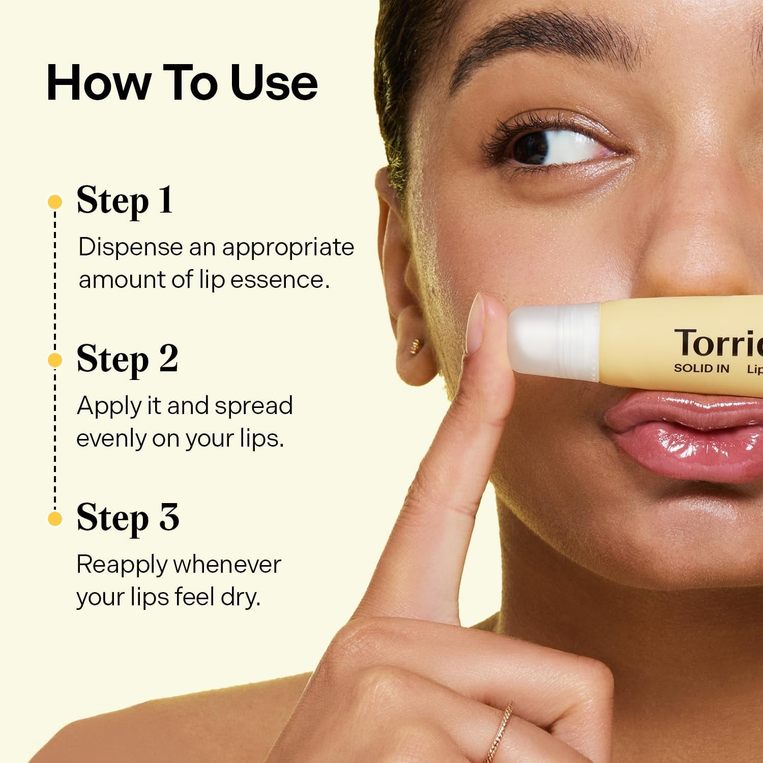 SOLID in Ceramide Lip Essence 11Ml X 3 (Pack of 3) + Jelly Case Key Chain | Moisturizing Lip Essence for Glowy, Plumped, and Radiant Lip | Korean Lip Balm