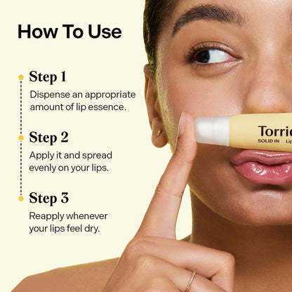 SOLID in Ceramide Lip Essence 11Ml X 3 (Pack of 3) + Jelly Case Key Chain | Moisturizing Lip Essence for Glowy, Plumped, and Radiant Lip | Korean Lip Balm