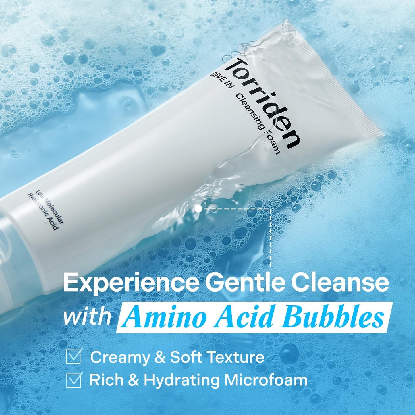 DIVE-IN Low Molecular Hyaluronic Acid Cleansing Foam (150Ml)