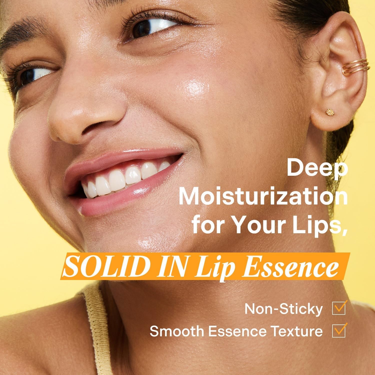SOLID in Ceramide Lip Essence 11Ml X 3 (Pack of 3) + Jelly Case Key Chain | Moisturizing Lip Essence for Glowy, Plumped, and Radiant Lip | Korean Lip Balm